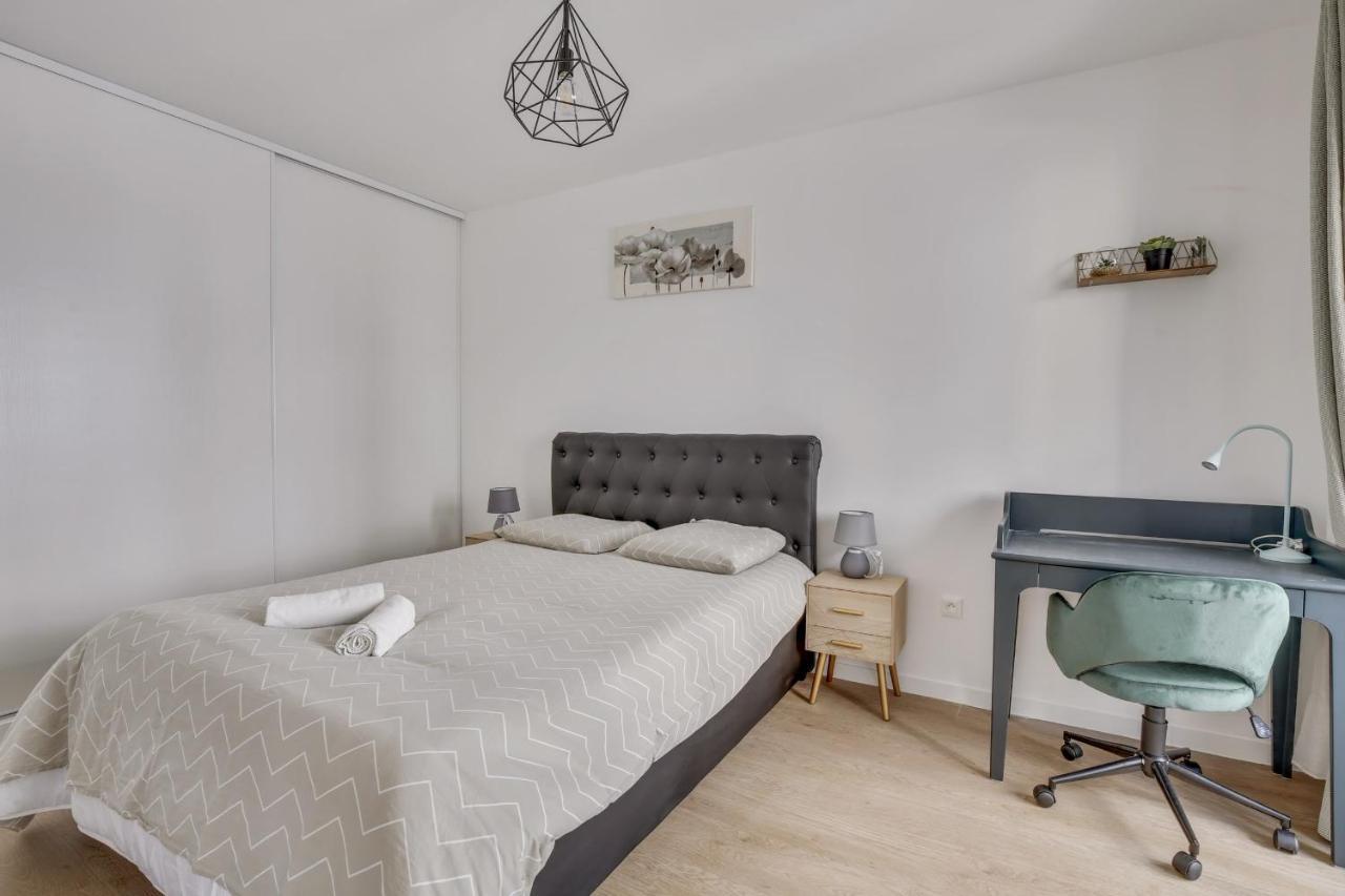 Superbe Appartement Avec Balcon Et Parking Proche Paris Saint-Denis  Esterno foto