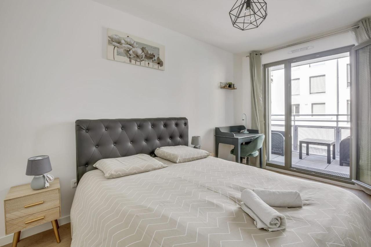 Superbe Appartement Avec Balcon Et Parking Proche Paris Saint-Denis  Esterno foto