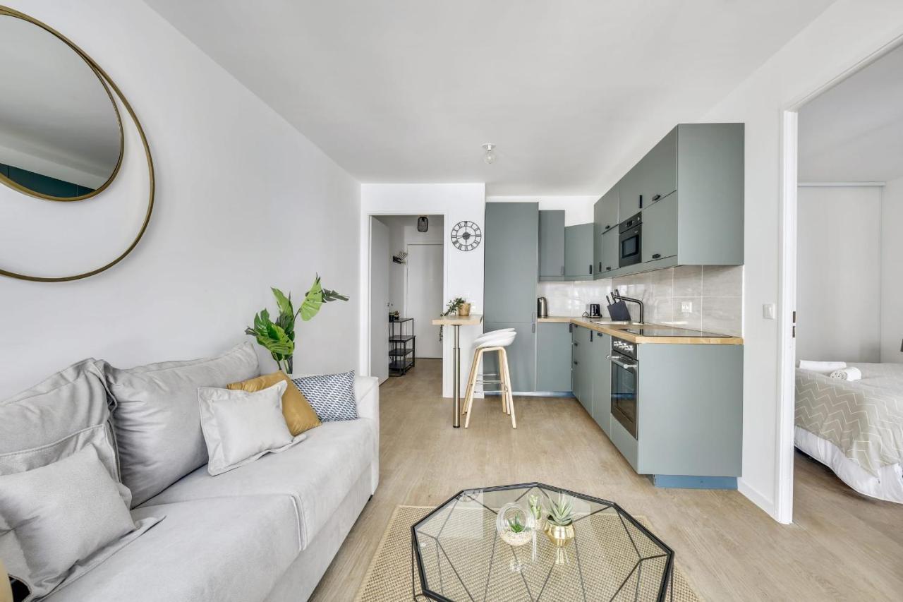 Superbe Appartement Avec Balcon Et Parking Proche Paris Saint-Denis  Esterno foto