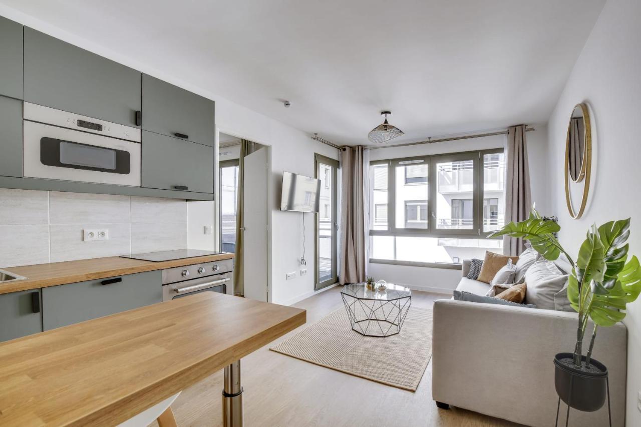 Superbe Appartement Avec Balcon Et Parking Proche Paris Saint-Denis  Esterno foto